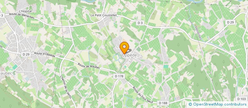 localisation de l'entreprise MONSIEUR YOANN POBES  OPPEDE