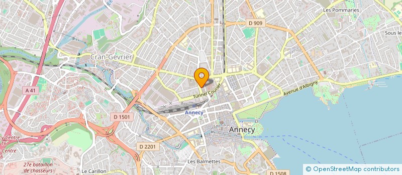 localisation de l'entreprise MONSIEUR YOANN POETTE à ANNECY