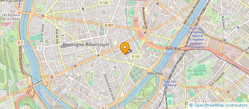 localisation de l'entreprise MONSIEUR YOANN PORTAL à BOULOGNE-BILLANCOURT