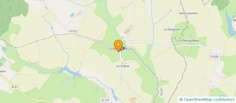 localisation de l'entreprise MONSIEUR YOANN POURLIER  MENIGOUTE