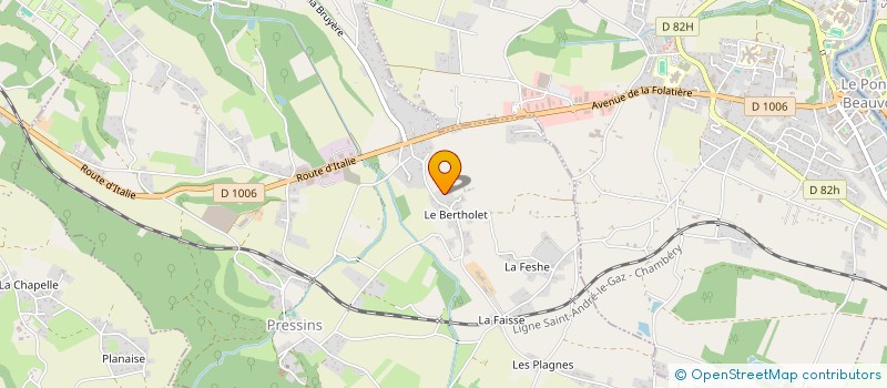 localisation de l'entreprise MONSIEUR YOANN PRAGET  PRESSINS