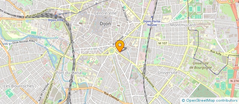localisation de l'entreprise MONSIEUR YOANN PROVIN à DIJON
