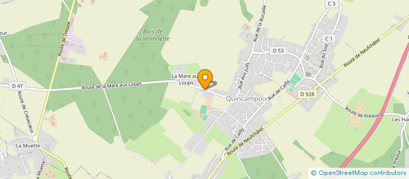 localisation de l'entreprise MONSIEUR YOANN QUARDEL  QUINCAMPOIX