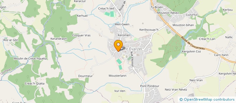 localisation de l'entreprise MONSIEUR YOANN QUIVIGER  SAINT-EVARZEC