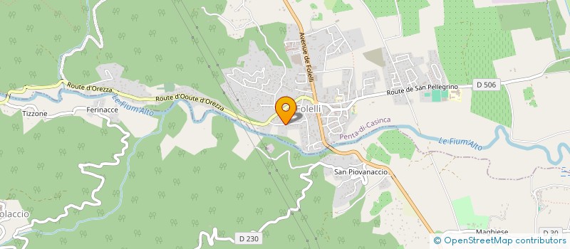 localisation de l'entreprise MONSIEUR YOANN RAFFAELLI à PENTA-DI-CASINCA