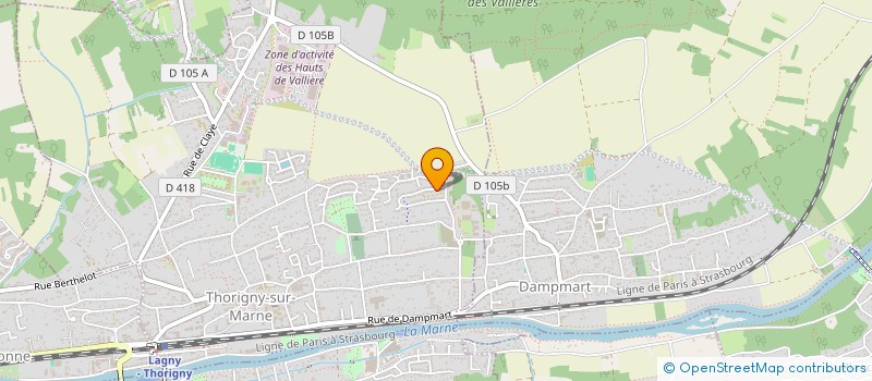 localisation de l'entreprise MONSIEUR YOANN RAMDIN  THORIGNY-SUR-MARNE