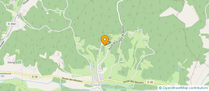 localisation de l'entreprise MONSIEUR YOANN RAYNAUD  ISSAC