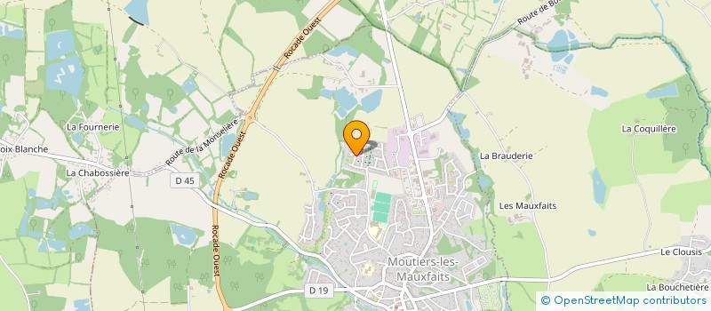 localisation de l'entreprise MONSIEUR YOANN REDOUTE  MOUTIERS-LES-MAUXFAITS