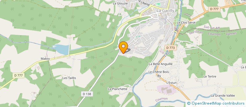 localisation de l'entreprise MONSIEUR YOANN REGENT  LA GACILLY