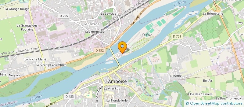 localisation de l'entreprise MONSIEUR YOANN REMY  AMBOISE