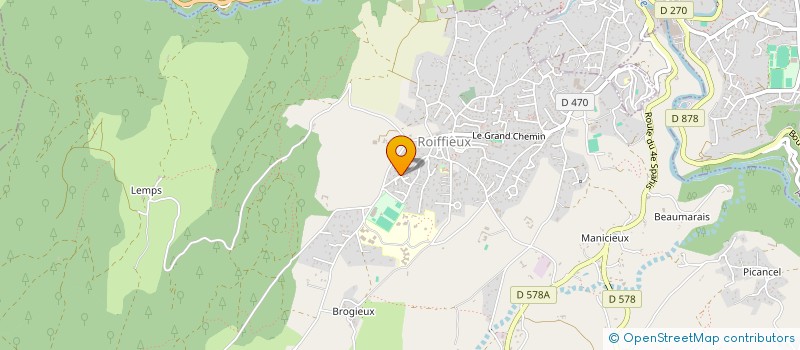 localisation de l'entreprise MONSIEUR YOANN RENARD  ROIFFIEUX