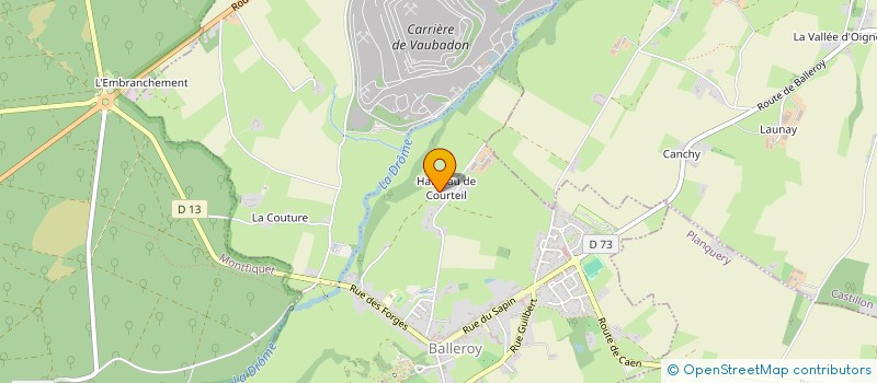 localisation de l'entreprise MONSIEUR YOANN RENAUD  BALLEROY-SUR-DROME