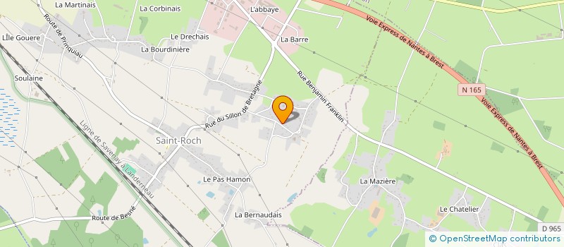 localisation de l'entreprise MONSIEUR YOANN RENCIEN  PONTCHATEAU