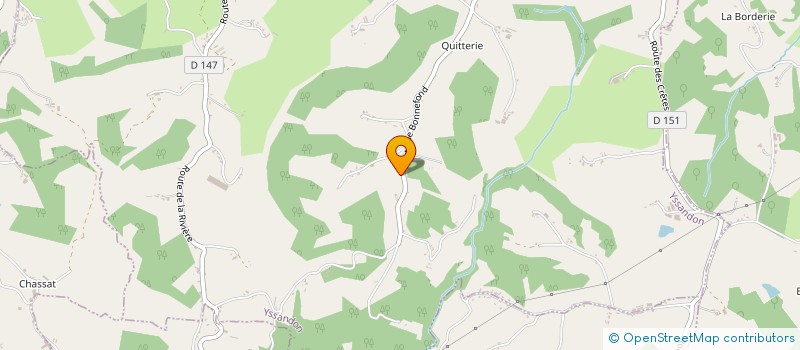 localisation de l'entreprise MONSIEUR YOANN RENOUX  YSSANDON