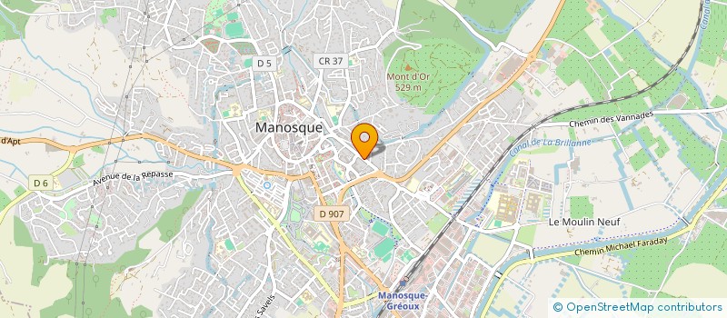 localisation de l'entreprise MONSIEUR YOANN REYNAUD à MANOSQUE