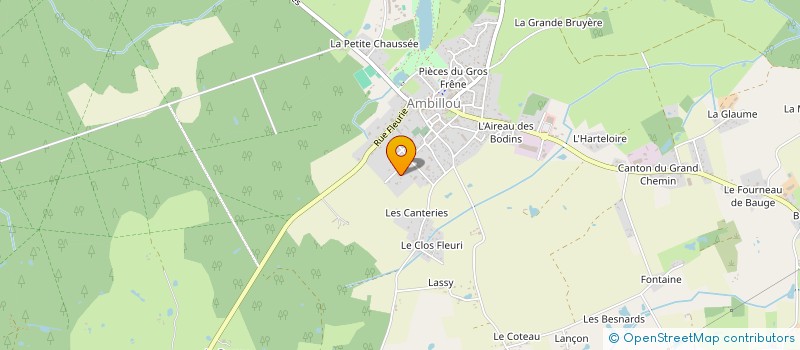 localisation de l'entreprise MONSIEUR YOANN RIGAUD  AMBILLOU