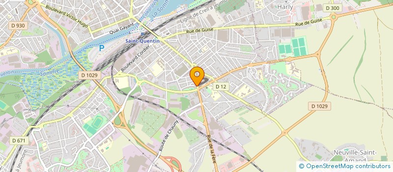 localisation de l'entreprise MONSIEUR YOANN RIGAULT à SAINT-QUENTIN