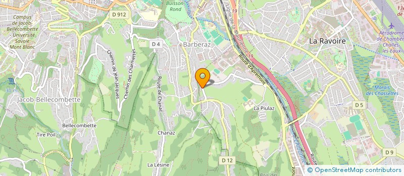 localisation de l'entreprise MONSIEUR YOANN ROGER  LA RAVOIRE