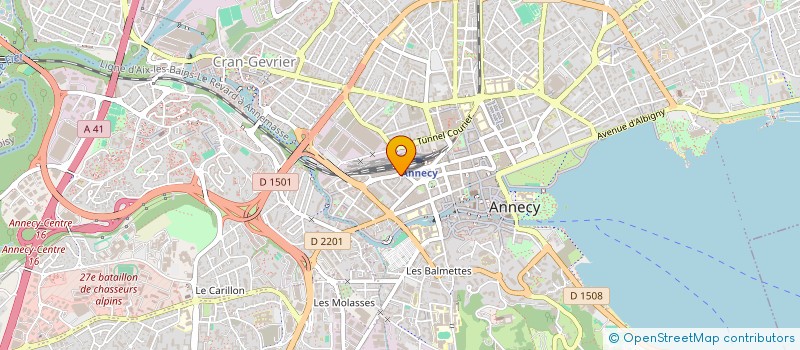 localisation de l'entreprise MONSIEUR YOANN ROMANO à ANNECY