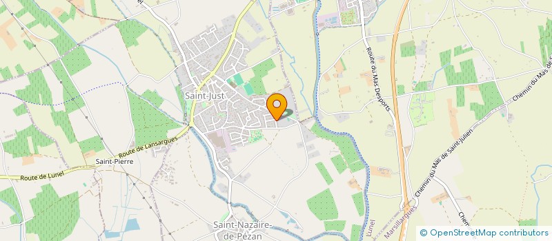 localisation de l'entreprise MONSIEUR YOANN ROSE  SAINT-JUST