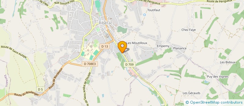 localisation de l'entreprise MONSIEUR YOANN ROUGIER  BERTRIC-BUREE