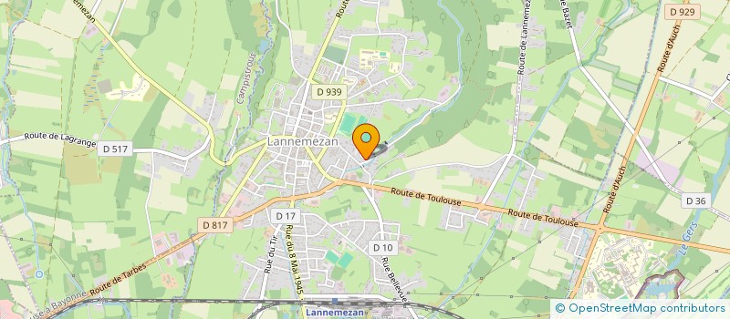 localisation de l'entreprise MONSIEUR YOANN ROUGIER  LANNEMEZAN