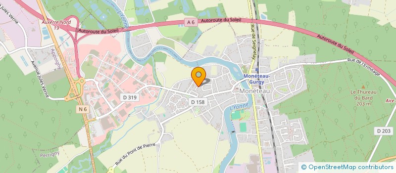localisation de l'entreprise MONSIEUR YOANN ROUMY à MONETEAU