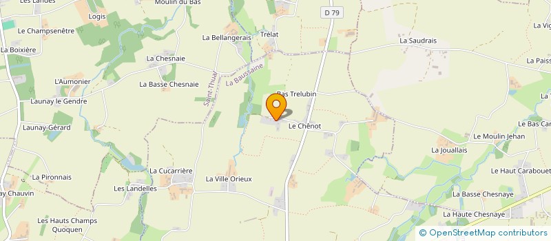 localisation de l'entreprise MONSIEUR YOANN RUE  LA BAUSSAINE