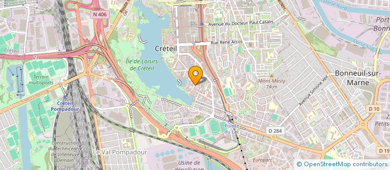 localisation de l'entreprise MONSIEUR YOANN SAAL  CRETEIL