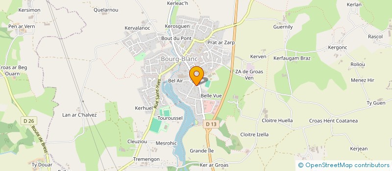 localisation de l'entreprise MONSIEUR YOANN SALIOU  LE DRENNEC