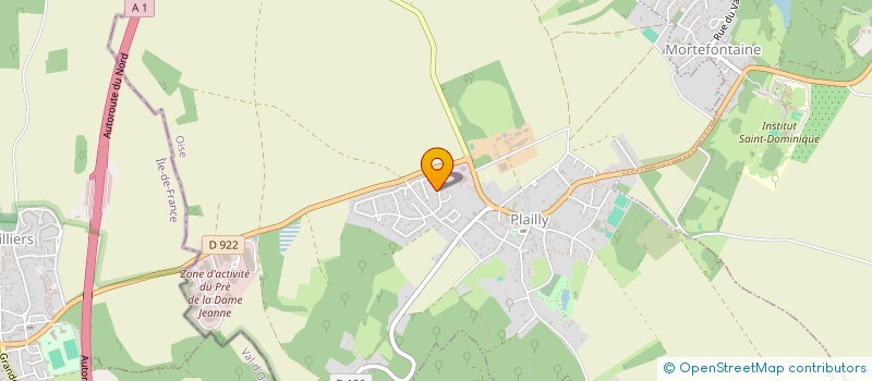 localisation de l'entreprise MONSIEUR YOANN SALMIER  PLAILLY