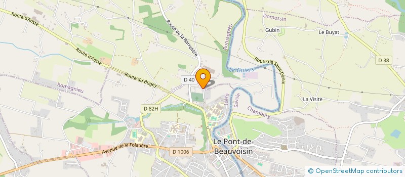 localisation de l'entreprise MONSIEUR YOANN SAND  LE PONT-DE-BEAUVOISIN