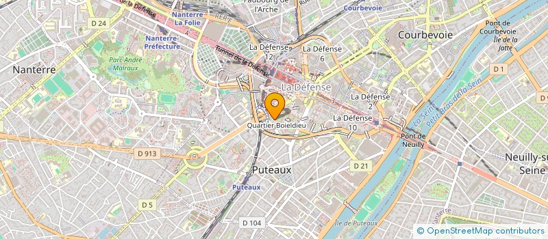 localisation de l'entreprise MONSIEUR YOANN SARDET  PUTEAUX