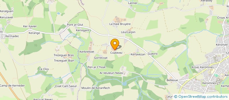 localisation de l'entreprise MONSIEUR YOANN SENECHAL  MILIZAC-GUIPRONVEL