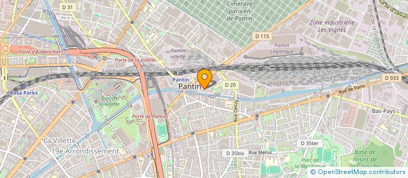 localisation de l'entreprise MONSIEUR YOANN SIDI MANSOUR  PANTIN