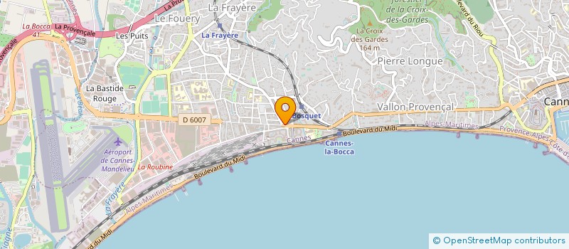 localisation de l'entreprise MONSIEUR YOANN SIMON à CANNES
