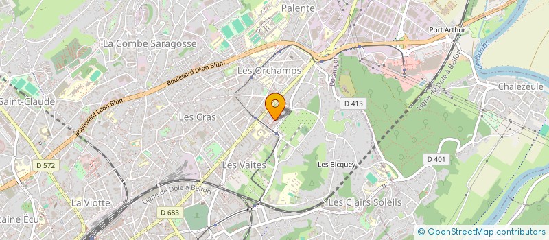 localisation de l'entreprise MONSIEUR YOANN SINGH  BESANCON