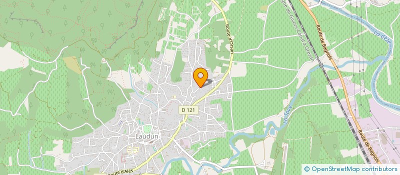 localisation de l'entreprise MONSIEUR YOANN SOYER  LAUDUN-L'ARDOISE