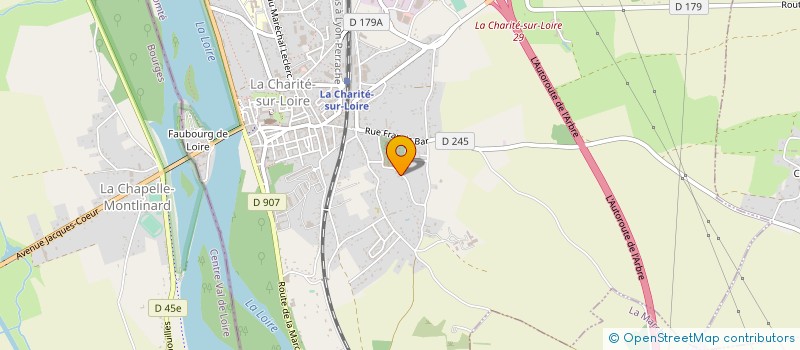 localisation de l'entreprise MONSIEUR YOANN SUIVING  LA CHARITE-SUR-LOIRE