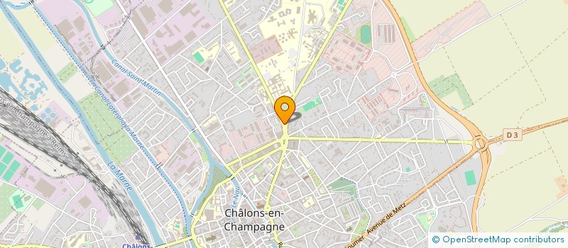 localisation de l'entreprise MONSIEUR YOANN SWIERCZYNSKI  CHALONS-EN-CHAMPAGNE