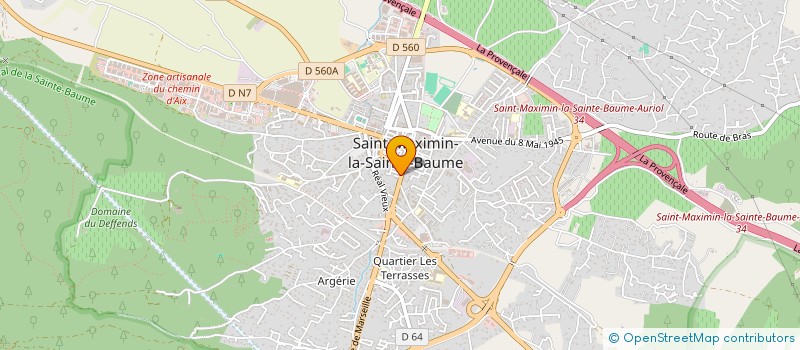 localisation de l'entreprise MONSIEUR YOANN TAFALLOT à SAINT-MAXIMIN-LA-SAINTE-BAUME