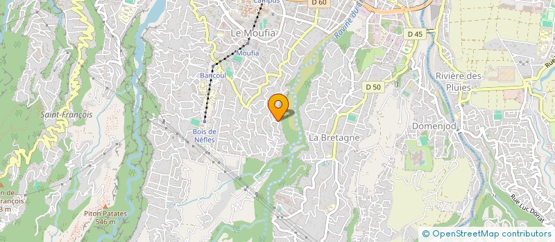 localisation de l'entreprise MONSIEUR YOANN TERESI  SAINT-DENIS