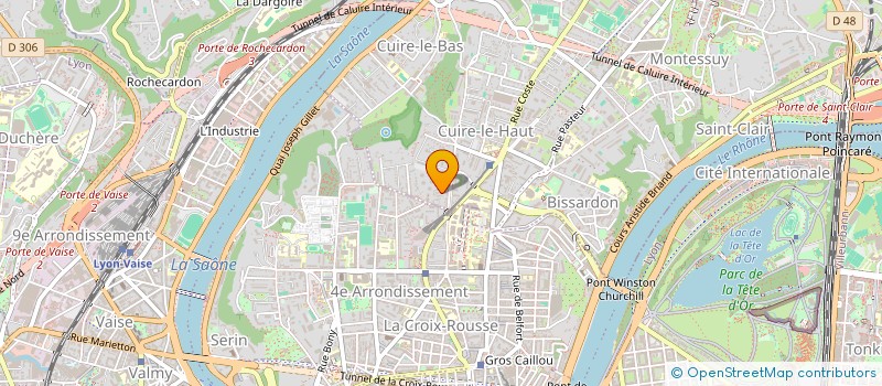 localisation de l'entreprise MONSIEUR YOANN TEULADE  CALUIRE-ET-CUIRE