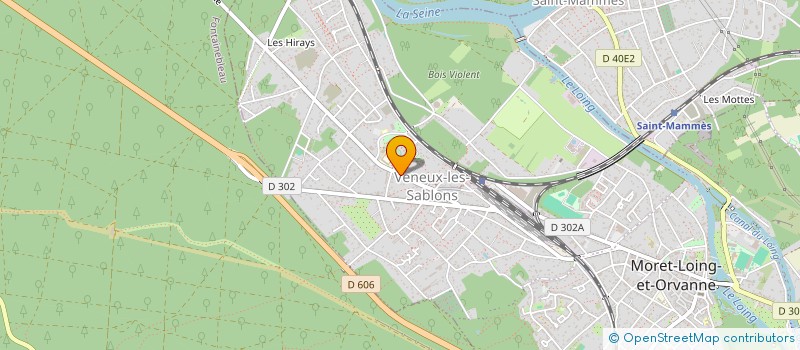 localisation de l'entreprise MONSIEUR YOANN THIEBAULT  MORET-LOING-ET-ORVANNE