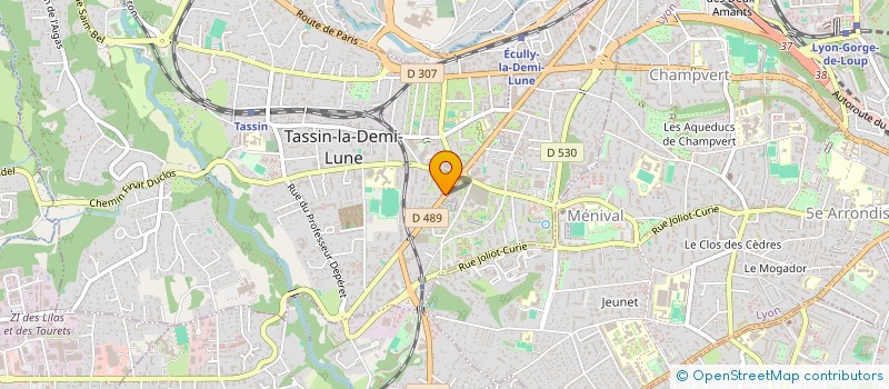 localisation de l'entreprise MONSIEUR YOANN THIRIET à TASSIN-LA-DEMI-LUNE