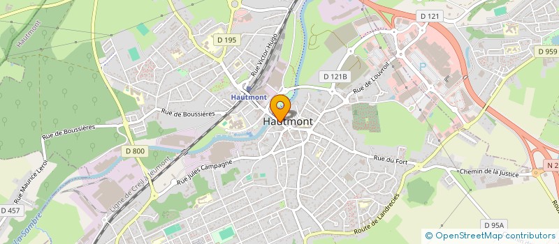 localisation de l'entreprise MONSIEUR YOANN THIVET  HAUTMONT