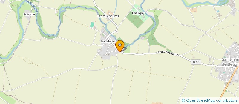 localisation de l'entreprise MONSIEUR YOANN THOMAS  SAINT-JEAN-DE-BEUGNE