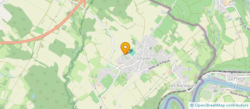 localisation de l'entreprise MONSIEUR YOANN THUAU à CHALLEX