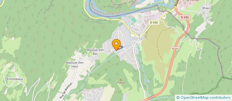 localisation de l'entreprise MONSIEUR YOANN TISLER  DORTAN