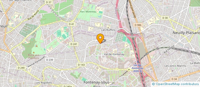 localisation de l'entreprise MONSIEUR YOANN TOMPOUCE à FONTENAY-SOUS-BOIS